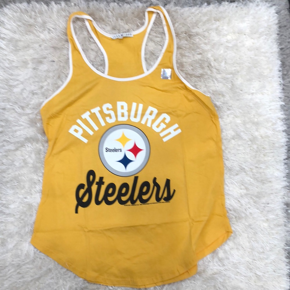 Junk Food Pittsburgh Steelers Racer-Back T-shirt